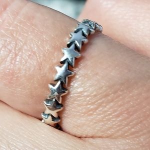 925 Silver 🌟 Stars Band Stackable Eternity